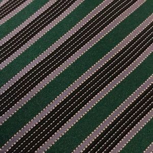 Ermenegildo Zegna Accessories - Ermenegildo Zegna Silk Tie- Green/Navy Stripe Ermenegildo Zegna Accessories - Ermenegildo Zegna Silk Tie- Green/Navy Stripe